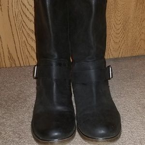 Black American Eagle Outfiters Motor Boots